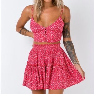 Princess Polly Shah Set Red